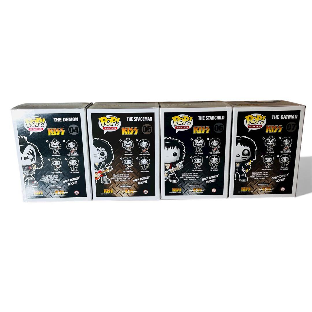 Funko POP! KISS フィギュア 4体セットロック バンドコレクション