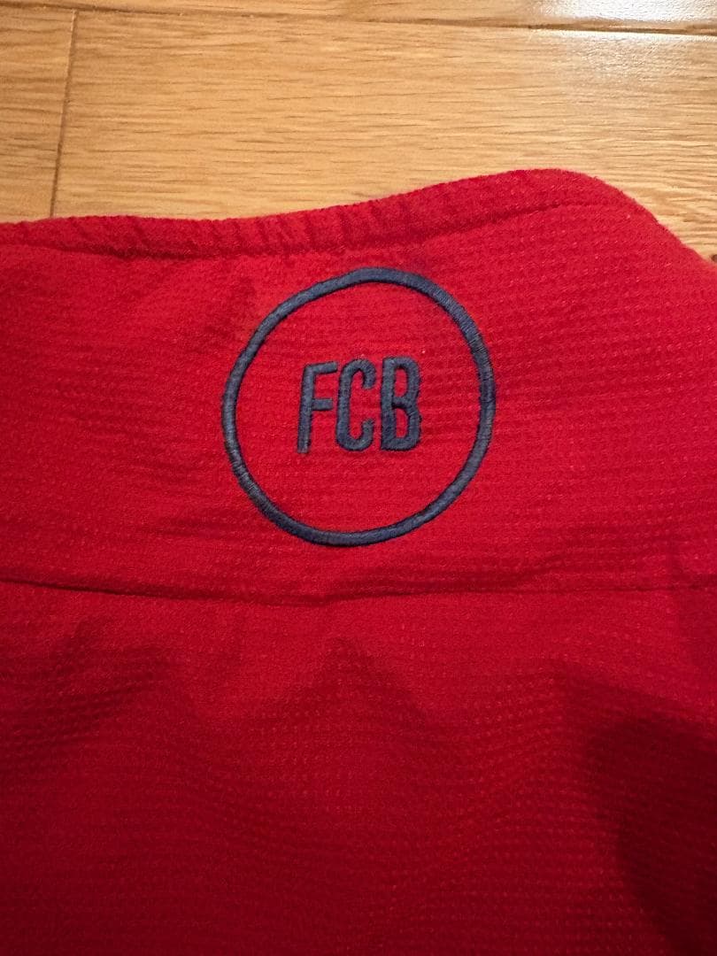 FCバルセロナ ハーフジップウィンドブレーカー ネイビー