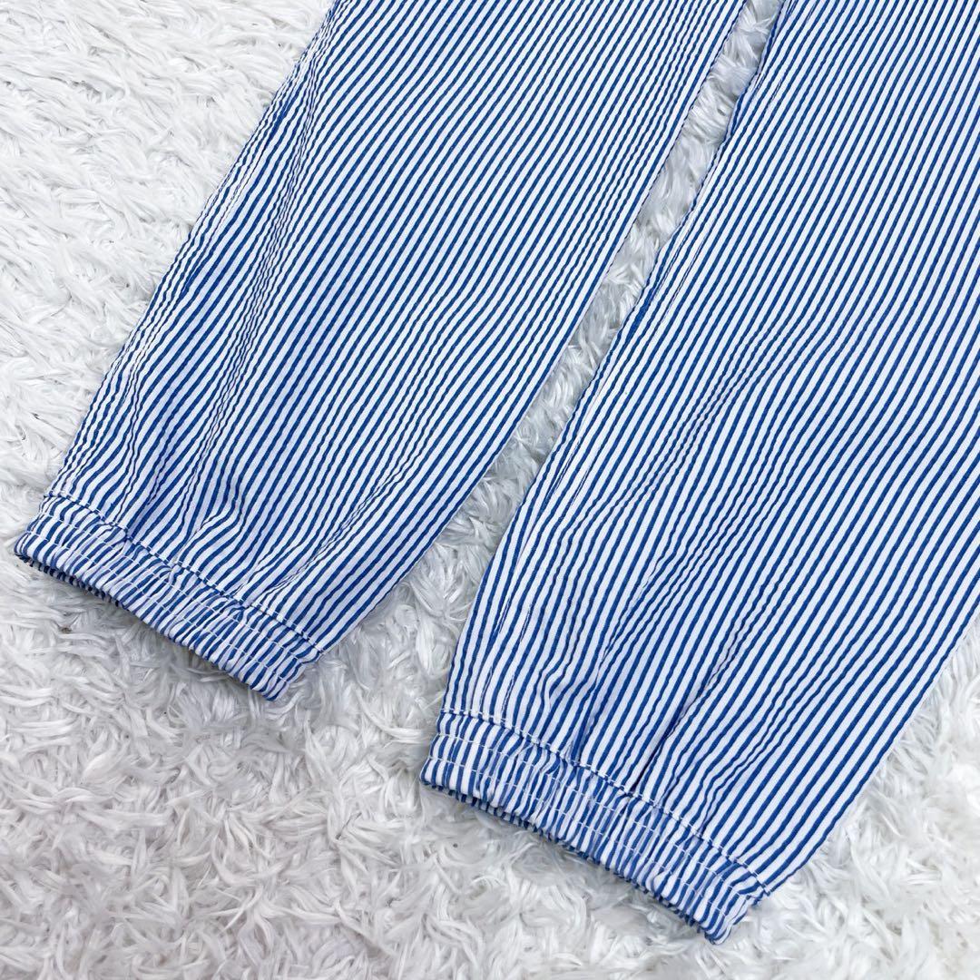 【極美品✨現行】ムータマリン シアサッカー パーカー ロゴプリント ゴルフウェア