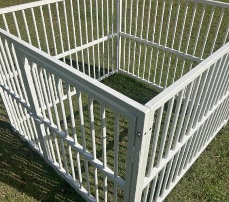 スチール製ドッグハウス　マルチサークルハウス　屋内　屋外用 ［犬小屋 大型犬］