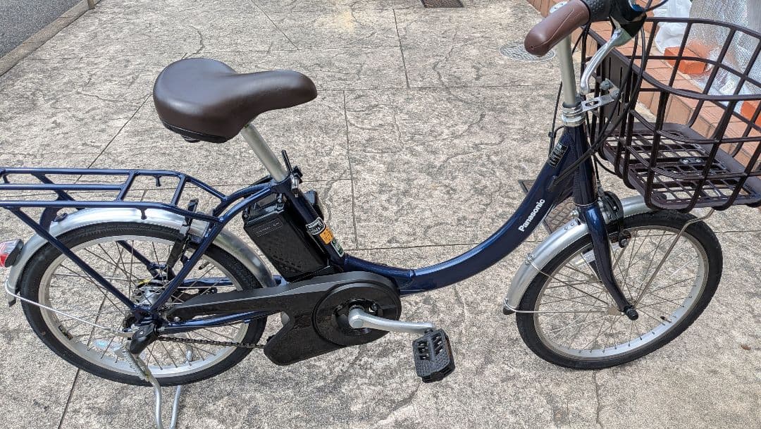 Panasonic製 三段変速付20インチ電動アシスト自転車ネイビー