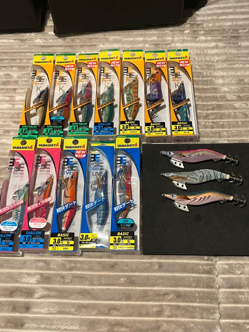 エギ王3号K、Live、search、ベーシック、シャロー、スーパーシャロー