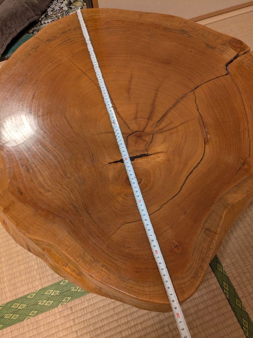 天然木　桜　座卓 約90cm