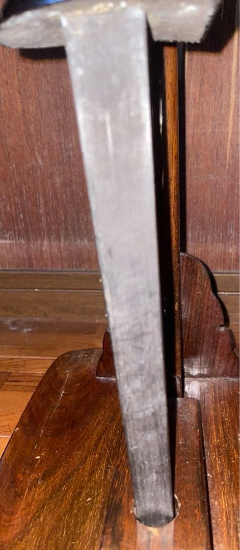 良材　沖縄三線　マカビ型　アフリカ黒木？