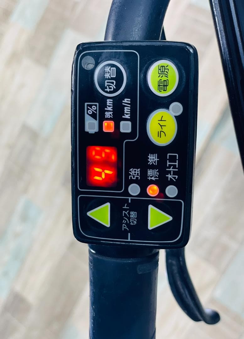 H1183 No１モデル マット系グリーン ヤマハ　子供乗せ電動アシスト自転車