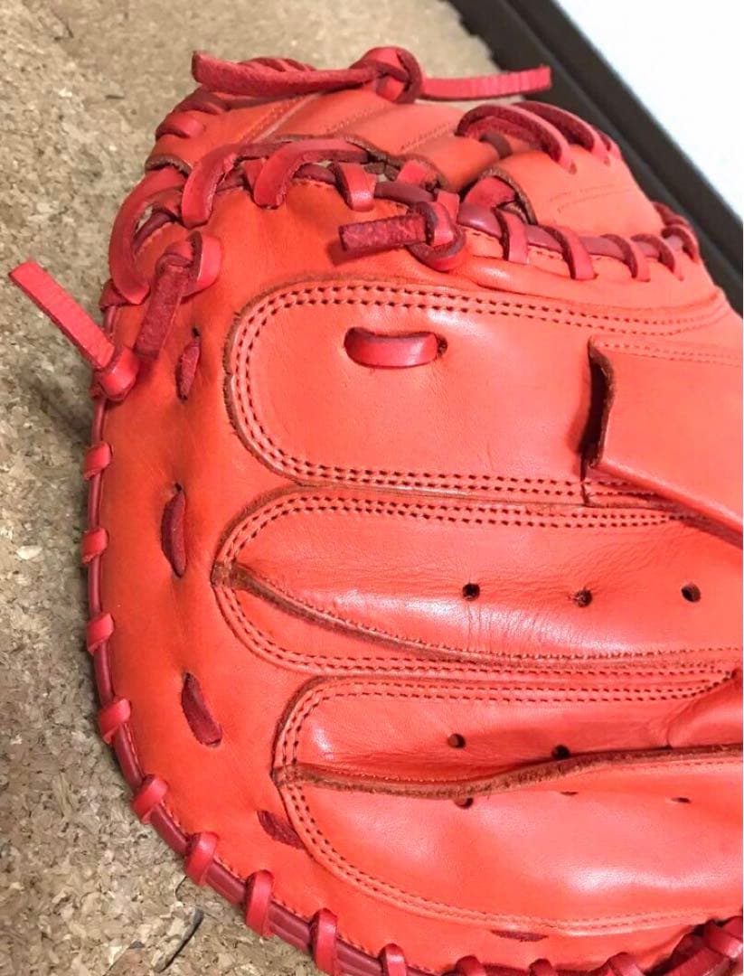 asics 軟式キャッチャーミット　美品‼️