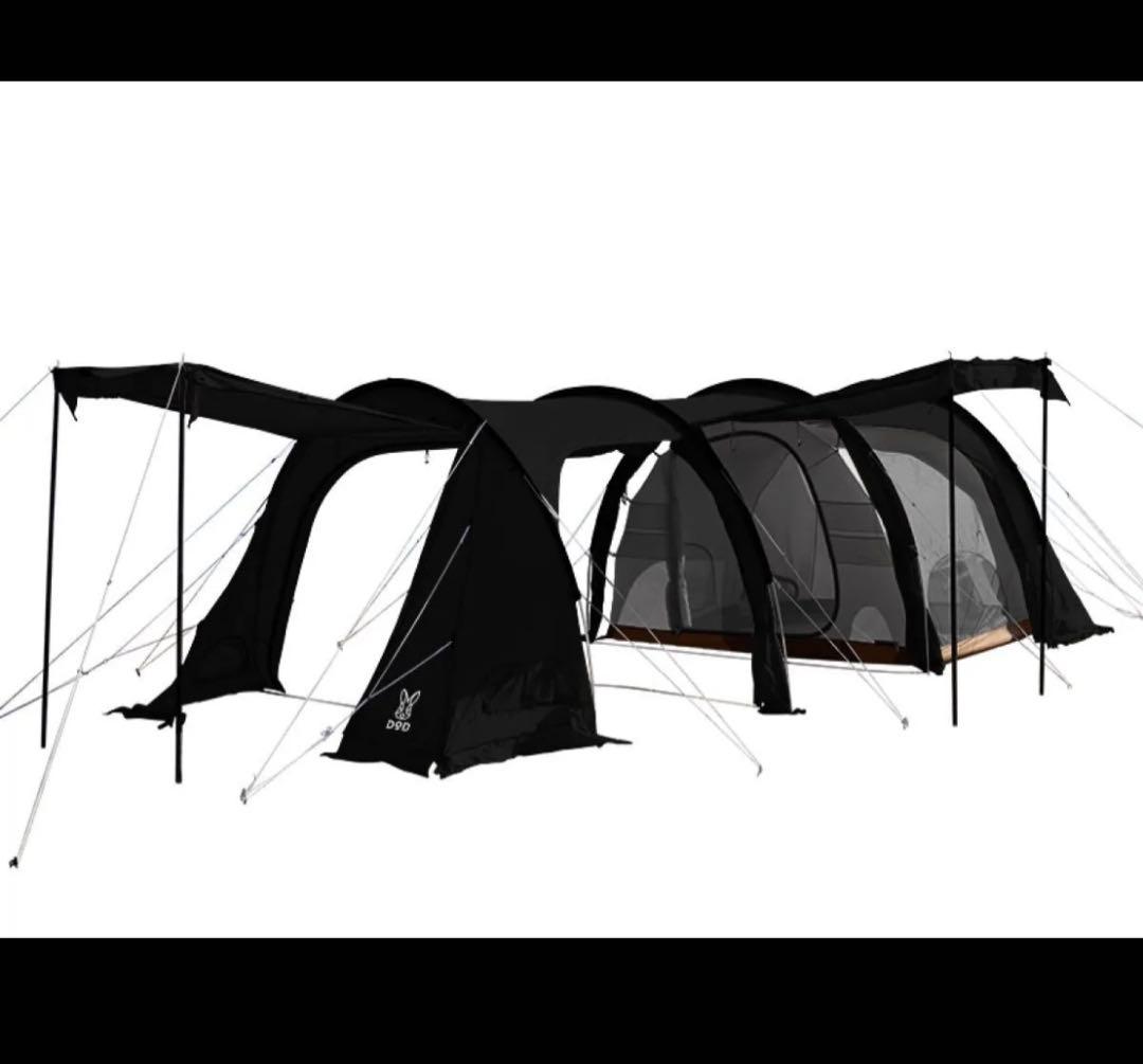 DOD カマボコテント3M ブラック 新品未使用 2ルームテント キャンプ