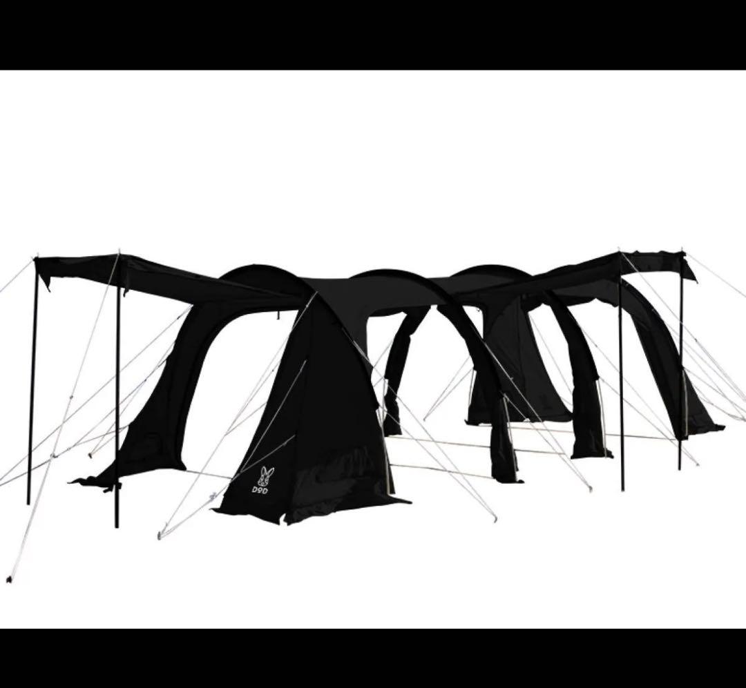 DOD カマボコテント3M ブラック 新品未使用 2ルームテント キャンプ