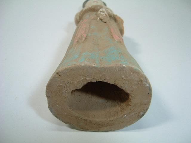 置物■唐俑 唐彩絵女俑 中国陶磁 唐時代 婦人像 古い土人形 時代物 骨董品■