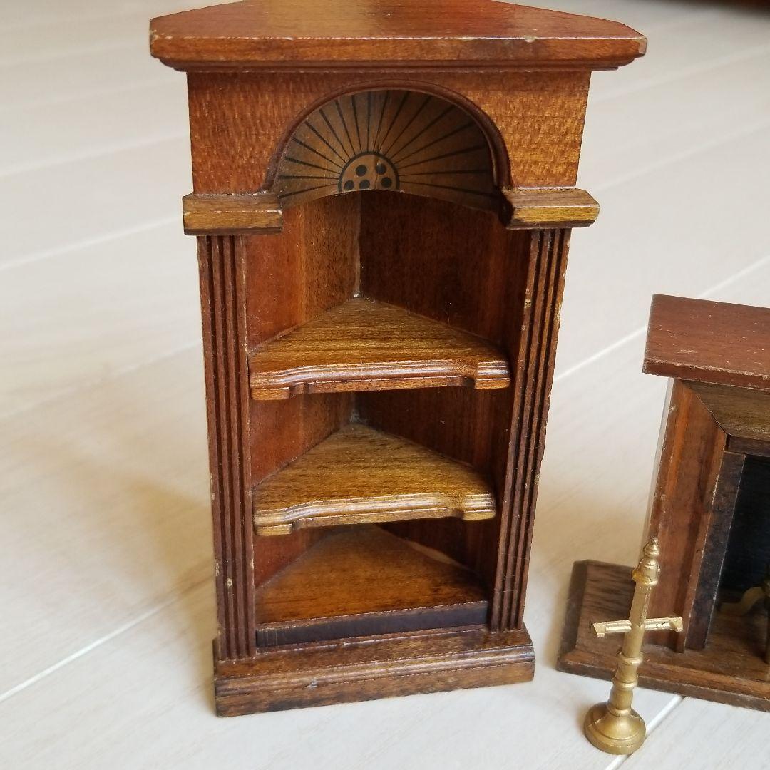 ミニチュア 家具　ヴィンテージ　ドールハウス　リビング