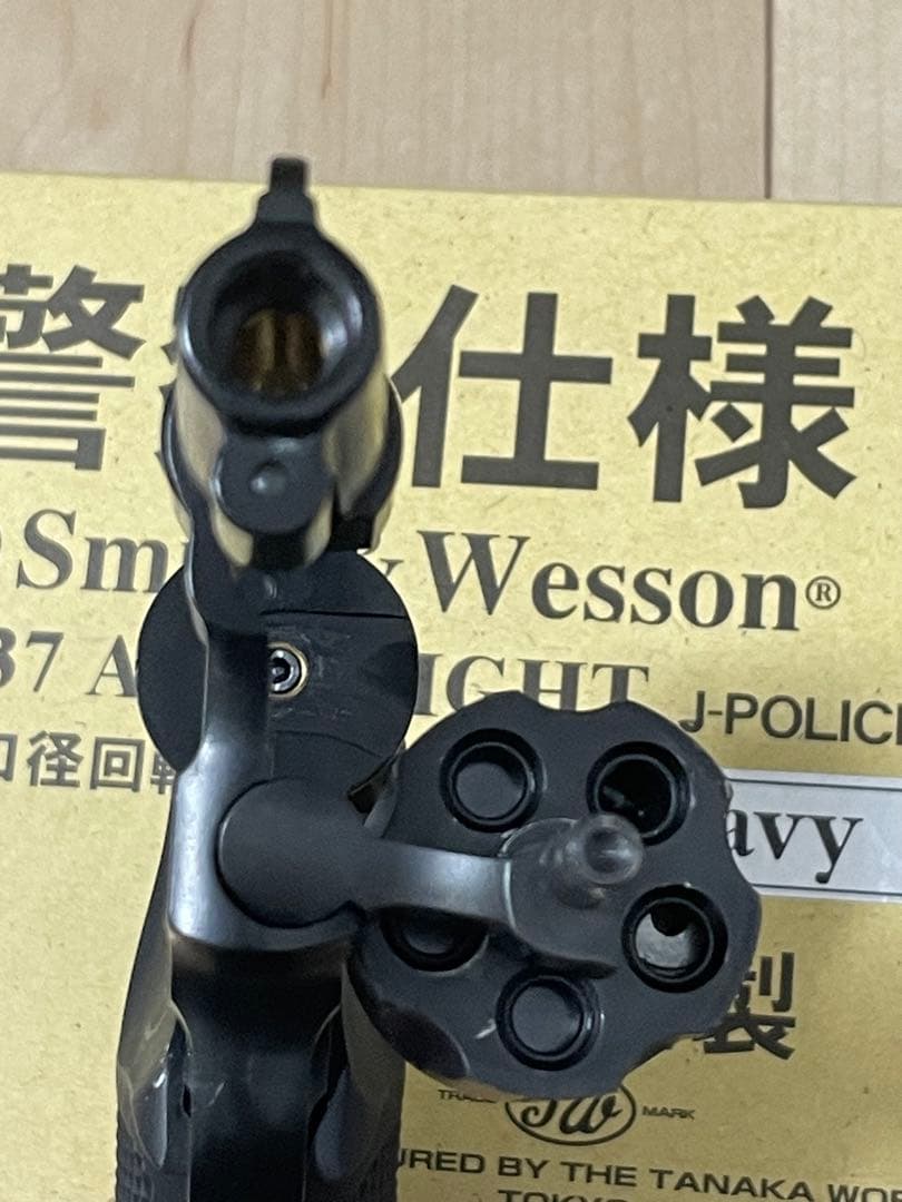 Smith & Wesson M37 エアウェイト　タナカ　警察仕様　ガスガン