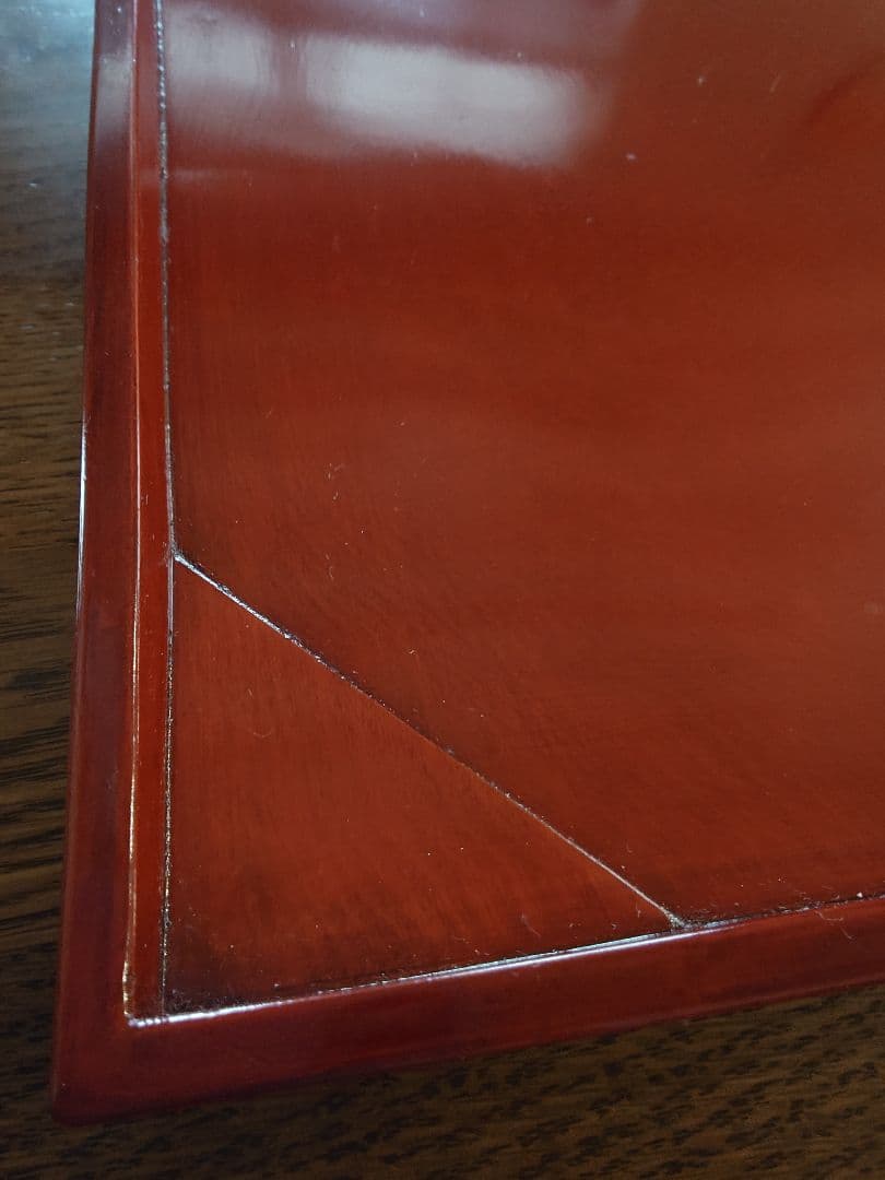 後藤塗盆　33㎝