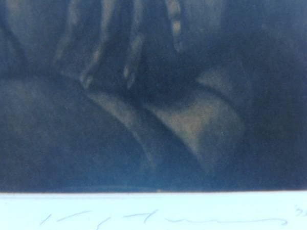 池田満寿夫、【貝を持つヴィナス】、希少画集画、新品高級額・額装付