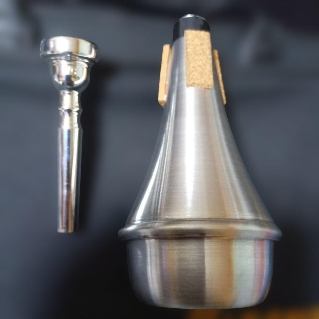 ミネルバ ポケットトランペット MPT−250S シルバー ケース付き