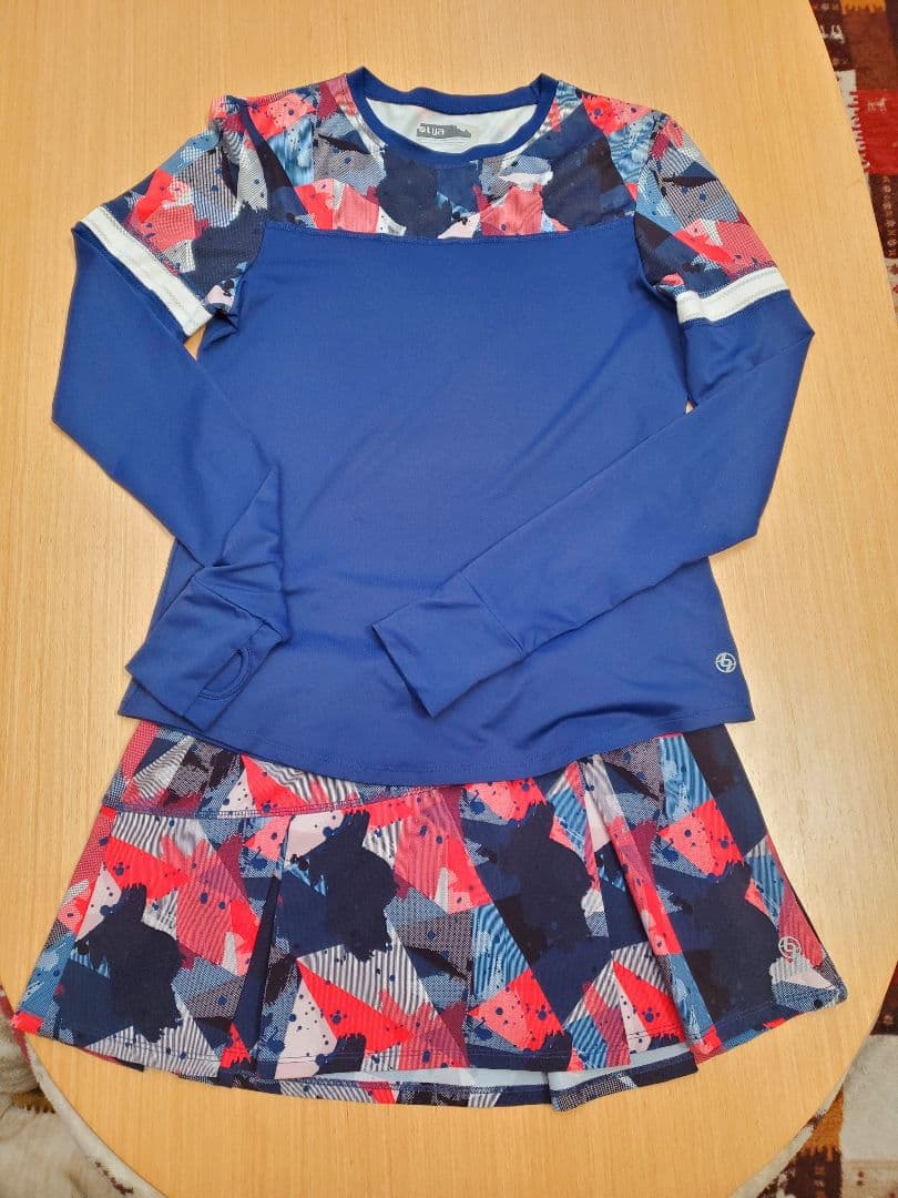 lija長袖S/P&スコートXS上下セット(リージャ) ロゴ入り　S/P　リジャ