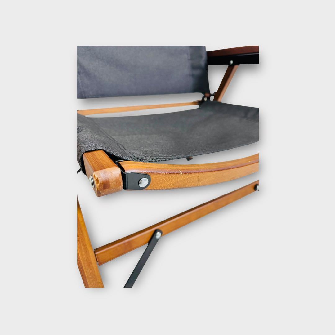 6850.クイックキャンプ チェア カスタム ブラック