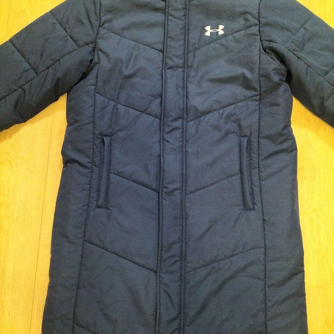 ひまわり　Lサイズ 美品【アンダーアーマー】ベンチコート 中綿入り 軽量＆