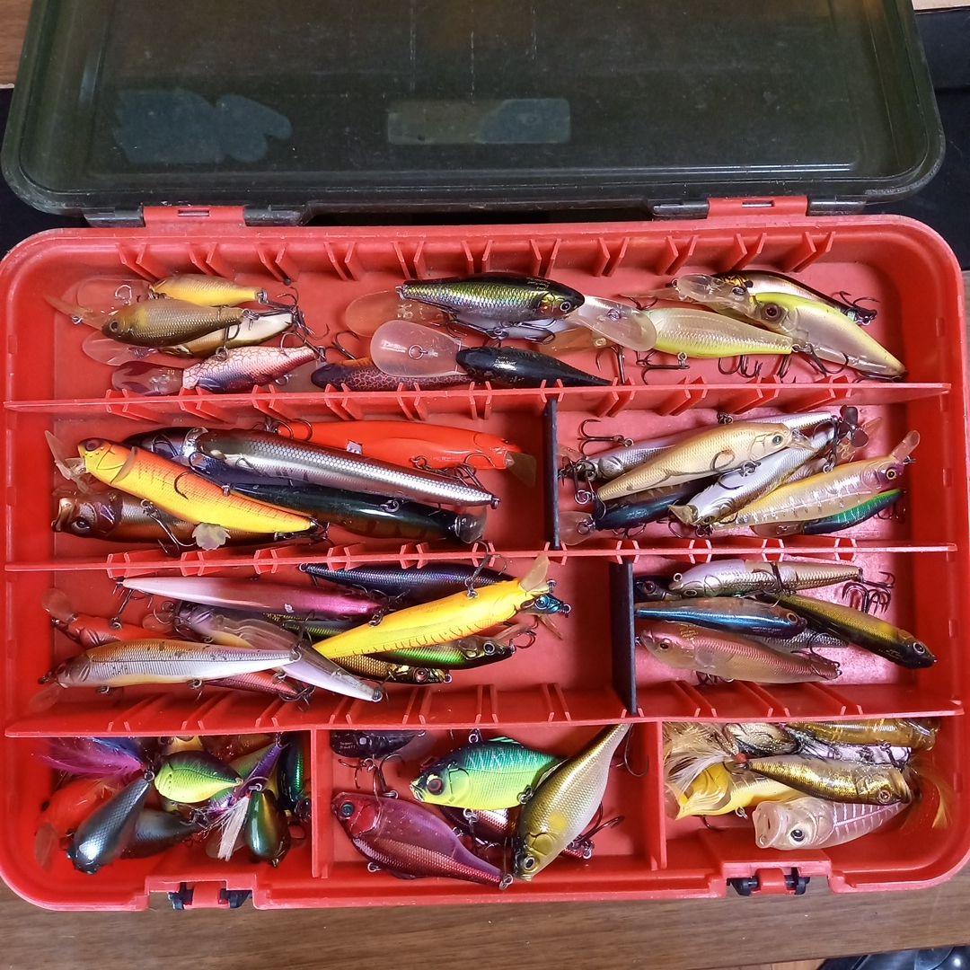 バス釣り引退セット　メガバスルアー 59個BOXセット