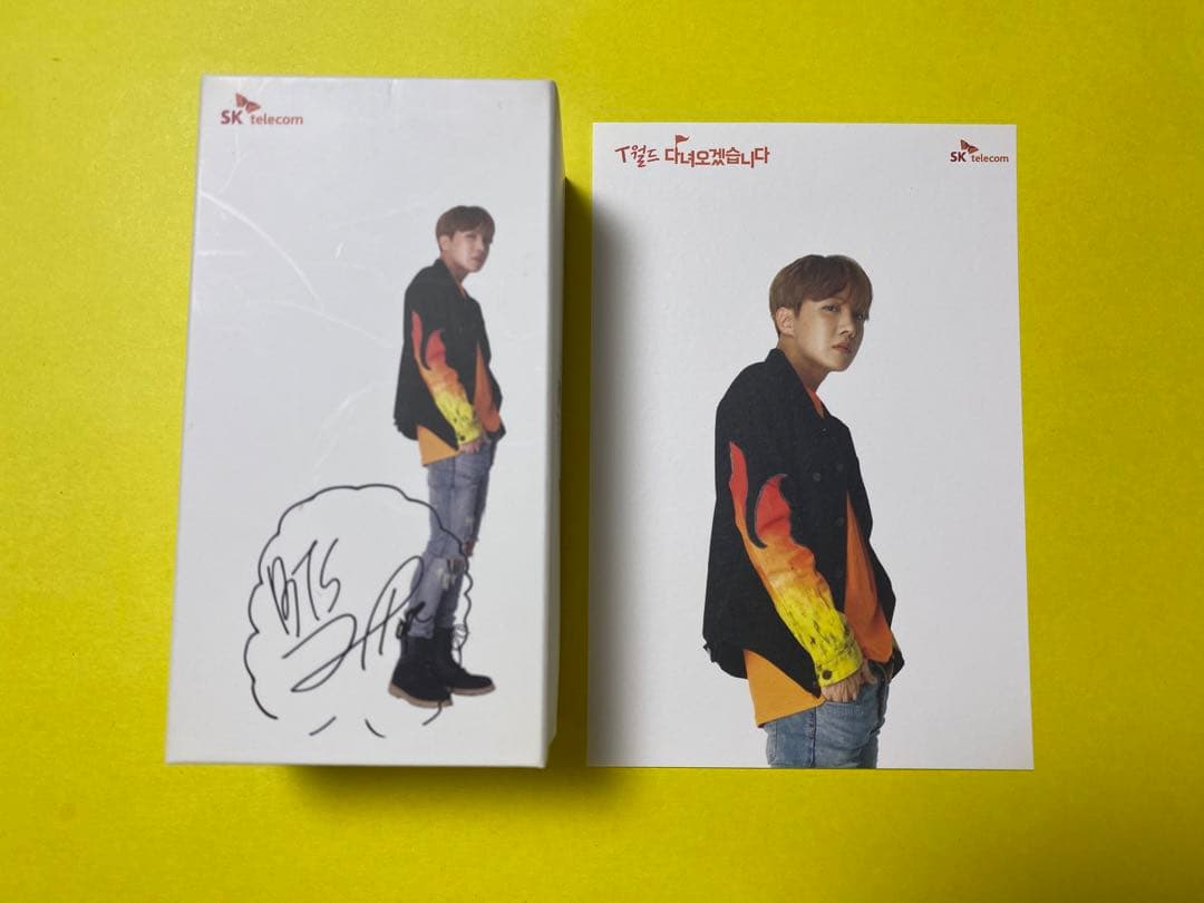 公式 bts ホソク ホビ j-hope SKテレコム フィギュア