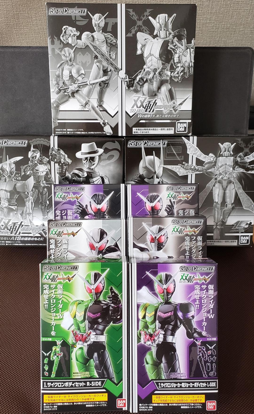 【最終価格】SO-DO CHRONICLE 双動 仮面ライダーWフルセット3