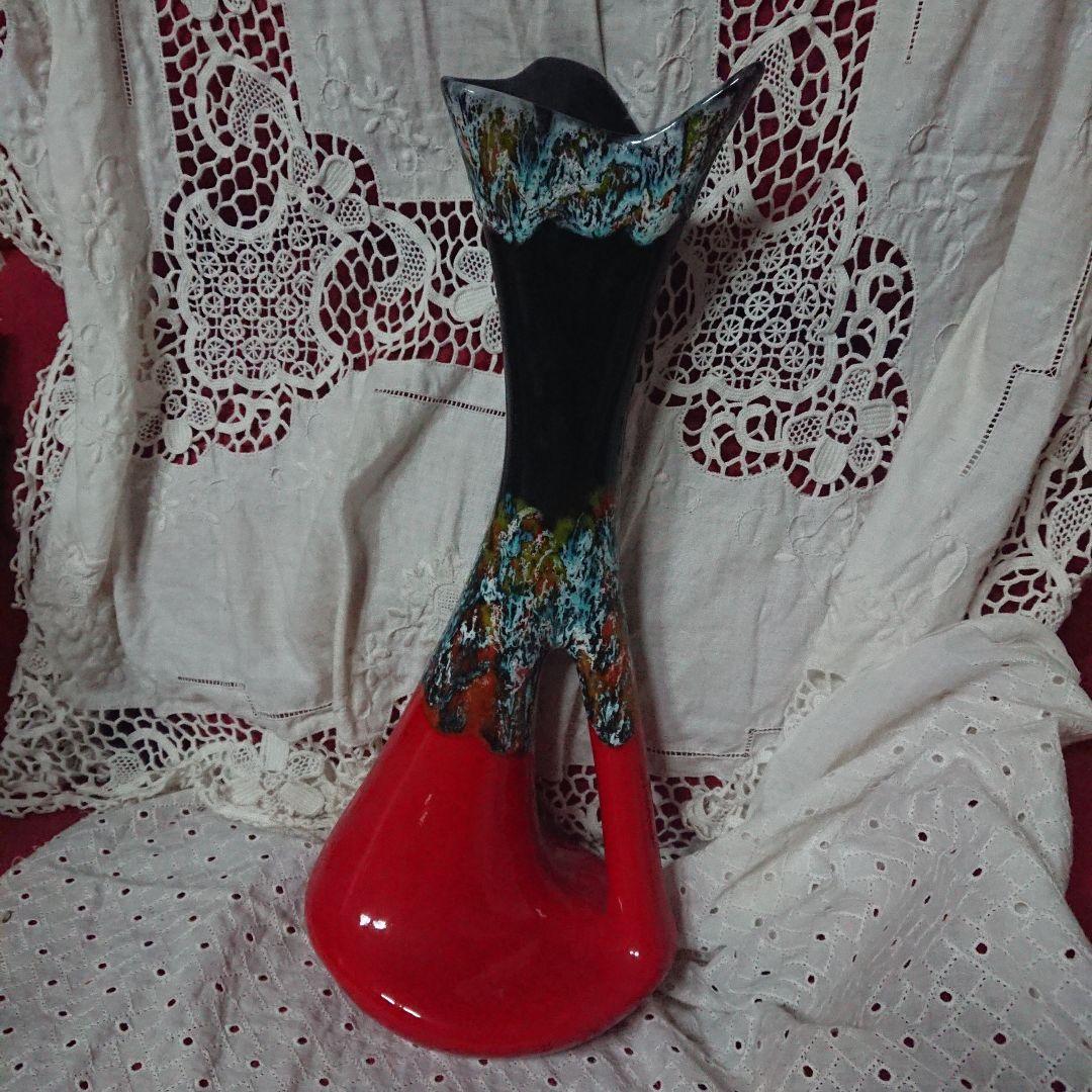 ジターノ.サンマリノ フラワーベース花瓶 イタリア製 ビンテージ