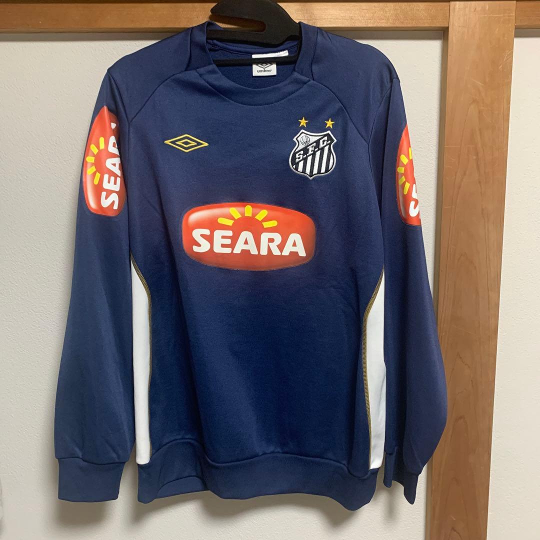 ブラジル　Santos FC Umbro 長袖ジャージ ネイビー　上下セット