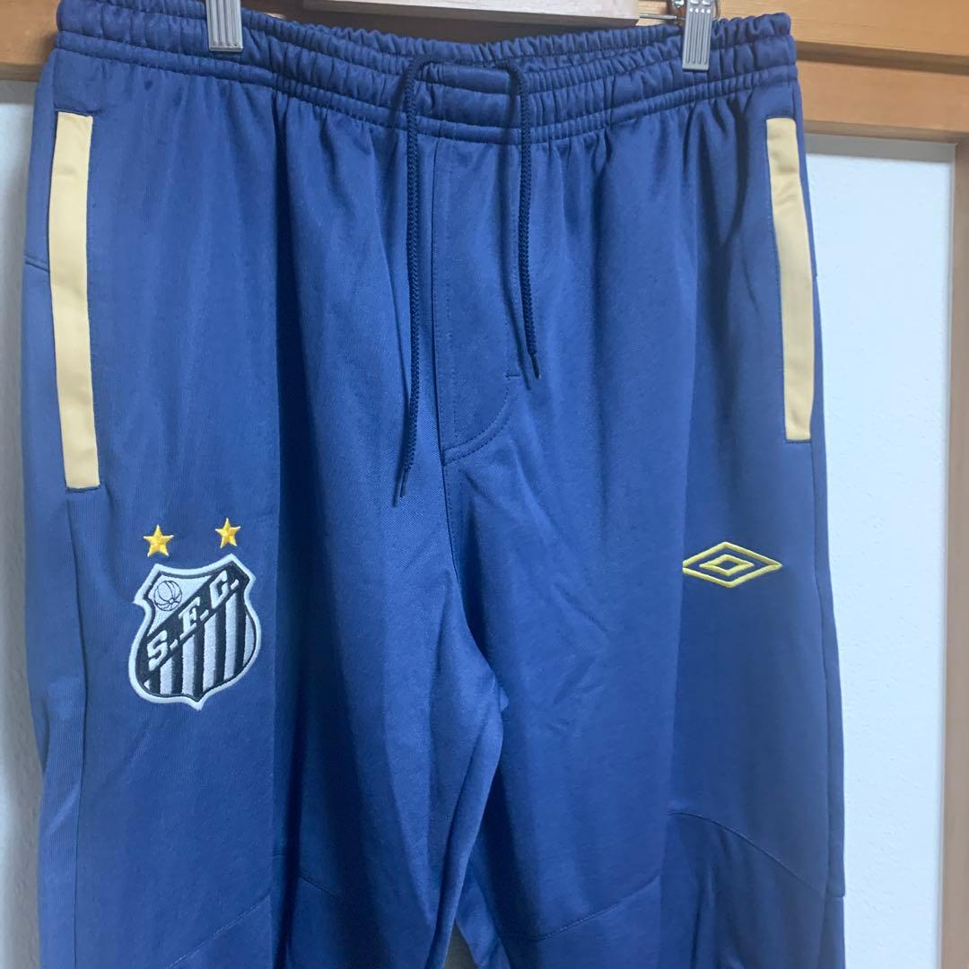 ブラジル　Santos FC Umbro 長袖ジャージ ネイビー　上下セット