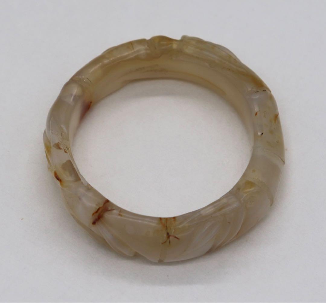 ※メノウ　竹節式ハングル　重さ92g 送料込み1217