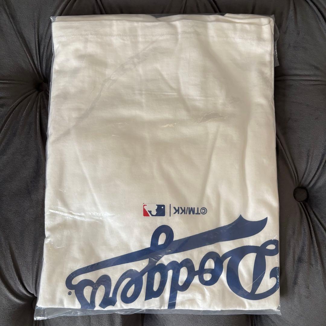 【XXL/新品未使用】村上隆 MLB 東京シリーズ ドジャース ロンT ホワイト