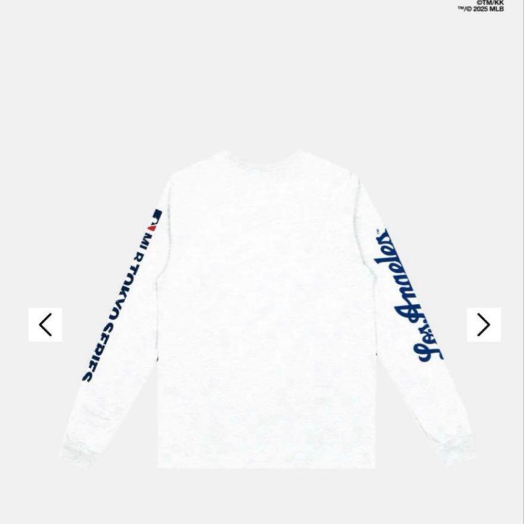 【XXL/新品未使用】村上隆 MLB 東京シリーズ ドジャース ロンT ホワイト