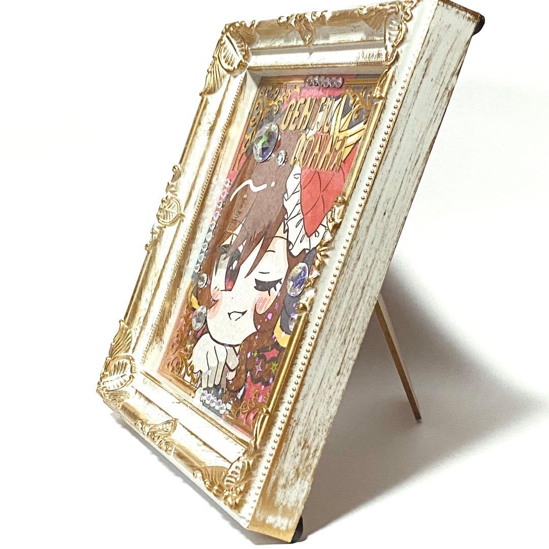 ゆ*お様 額付き＊ウマ娘 シュヴァルグラン＆ヴィブロス＆ジェンティルドンナ 手描