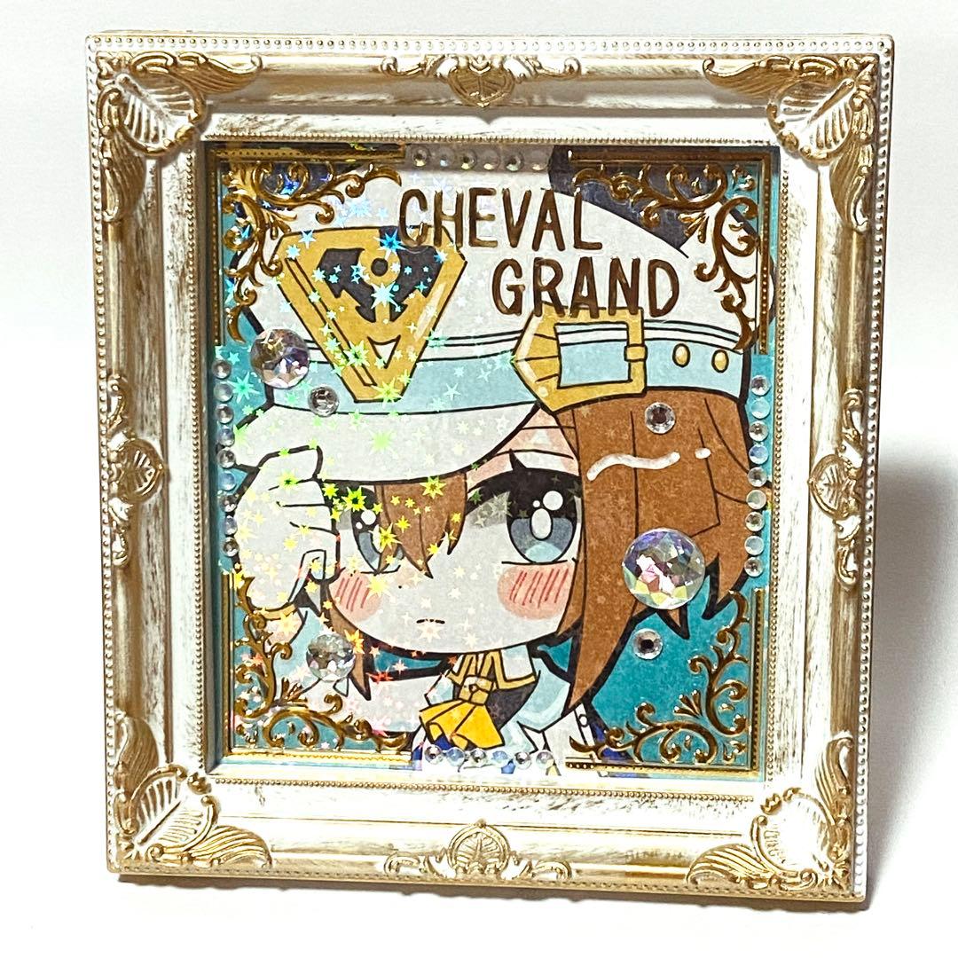 ゆ*お様 額付き＊ウマ娘 シュヴァルグラン＆ヴィブロス＆ジェンティルドンナ 手描