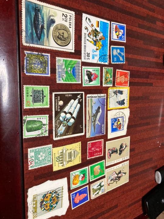 古い切手 使用済みもあり