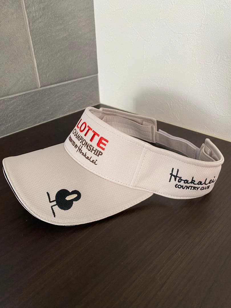 【未使用】古江彩佳 サイン入りホアカレイ サンバイザー