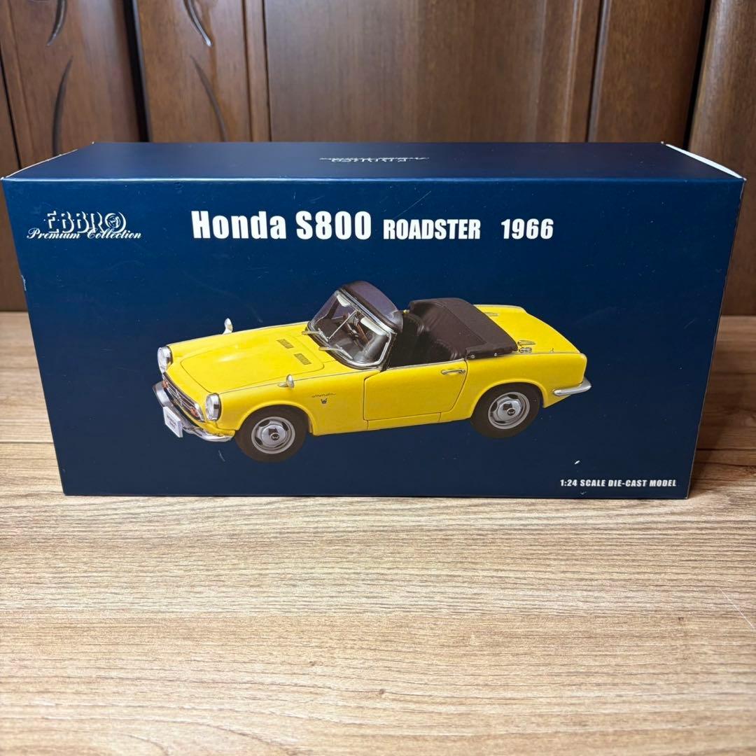 自動車 EBBRO1/24Honda S800 ROADSTER 1966 Red