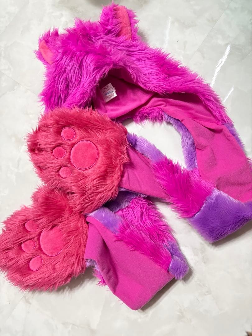 チェシャ猫 ファンキャップフード付きマフラー 東京ディズニーリゾート