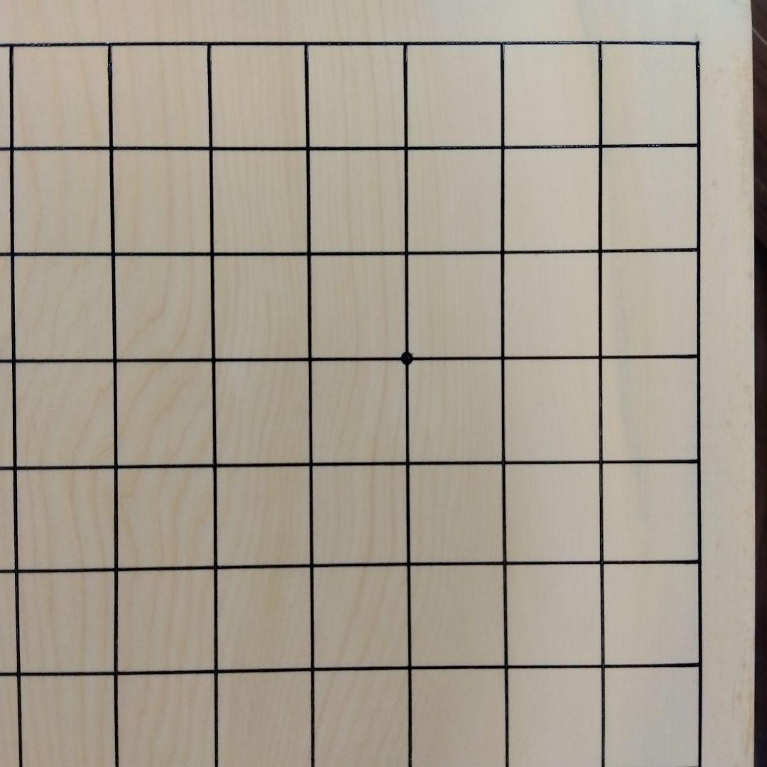 【国産　本榧　5寸碁盤　木表　脚なし】