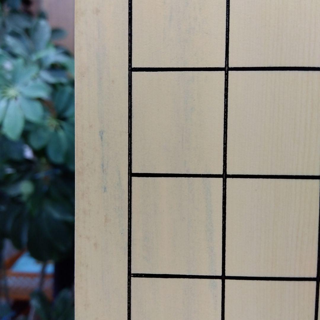 【国産　本榧　5寸碁盤　木表　脚なし】