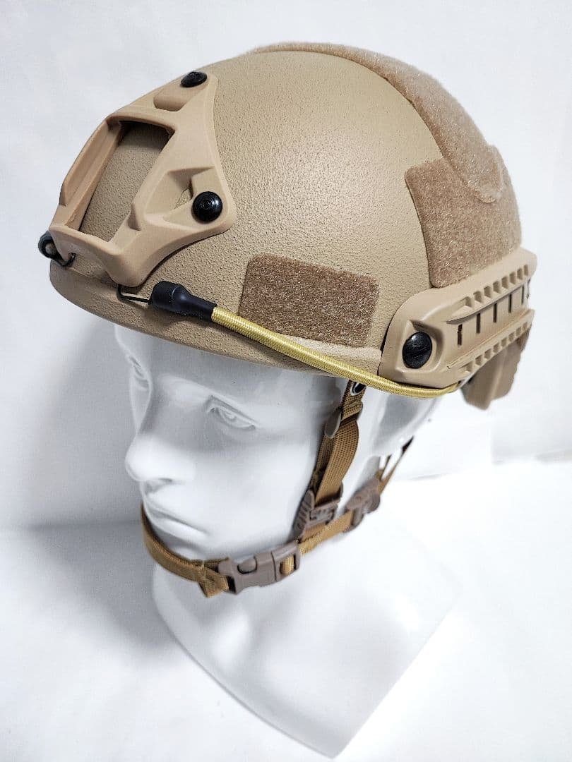 NIJ IIIA レベル3A Fast型 防弾ヘルメット TAN 新品未使用
