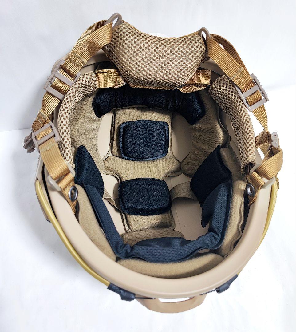 NIJ IIIA レベル3A Fast型 防弾ヘルメット TAN 新品未使用