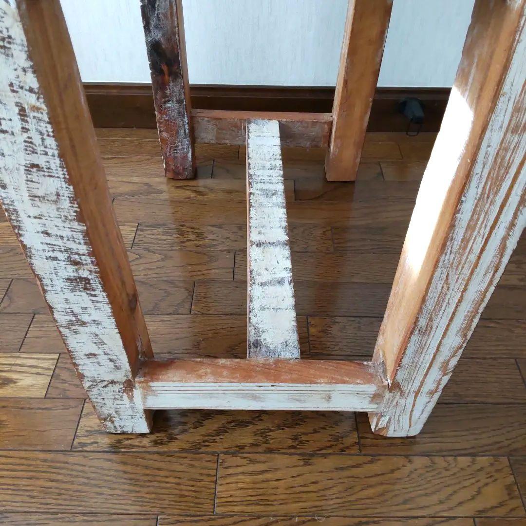 古木 天然木 テーブル 机 台 ブロカント ヴィンテージ 家具 古道具