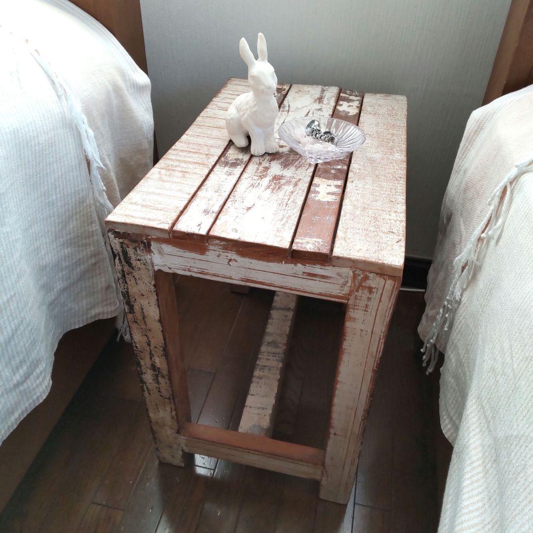 古木 天然木 テーブル 机 台 ブロカント ヴィンテージ 家具 古道具