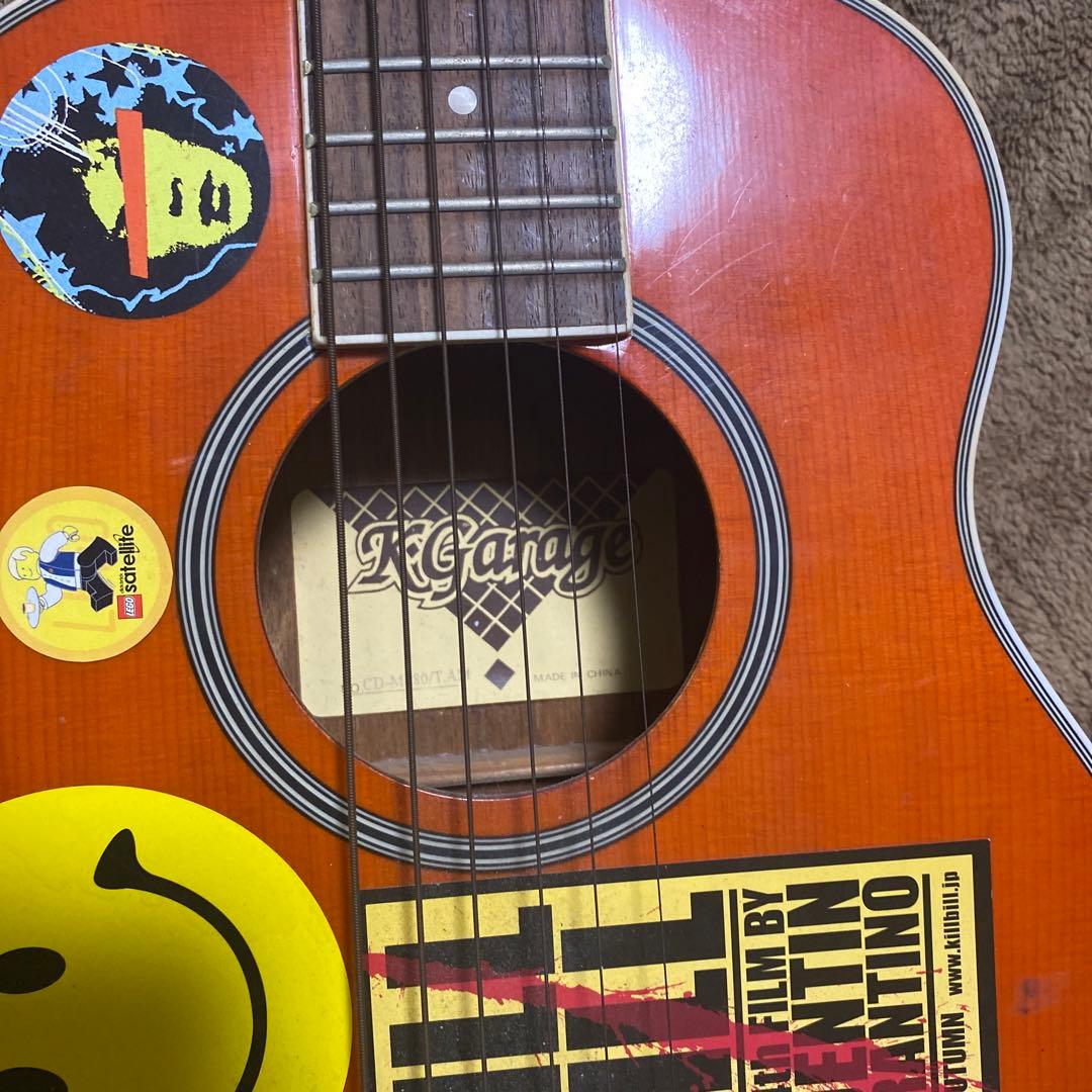 K.Garage アコースティックミニギター オレンジ