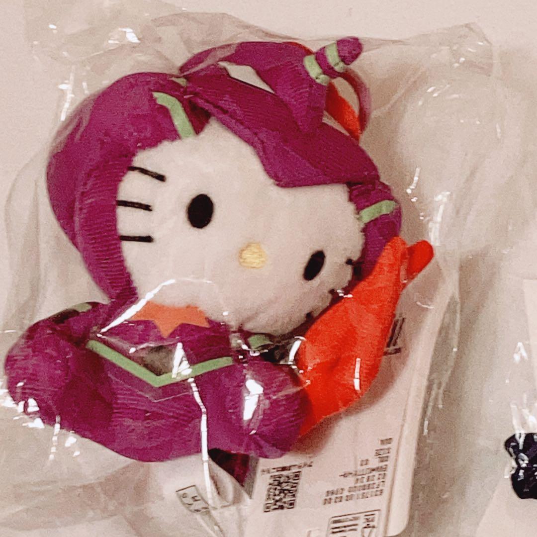 【1セットのみ】エヴァ×ハローキティ　トイキーホルダー　初号機　使徒