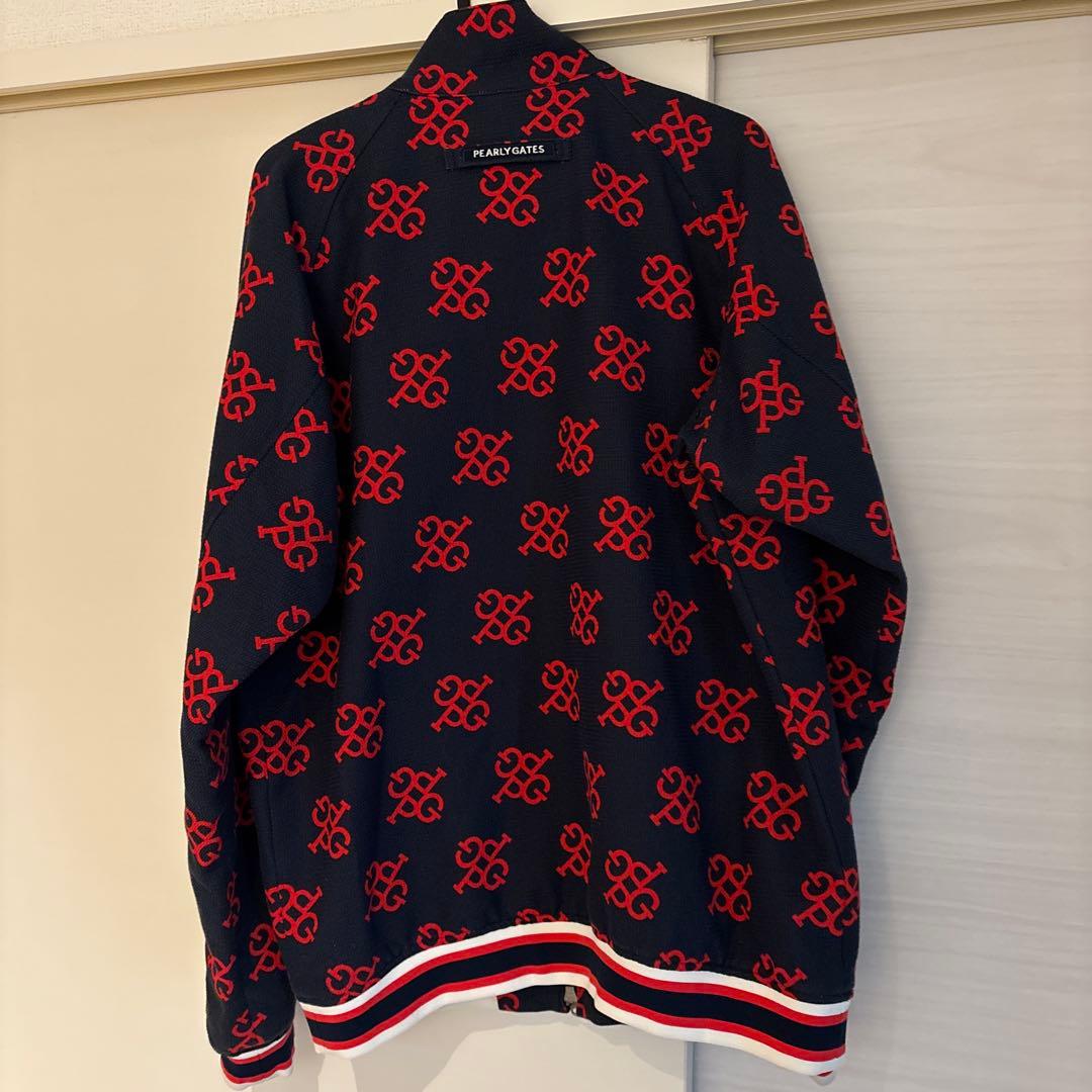 早い者勝ち！引っ越し大特価！パーリーゲイツ　ネイビー&レッド ブルゾン