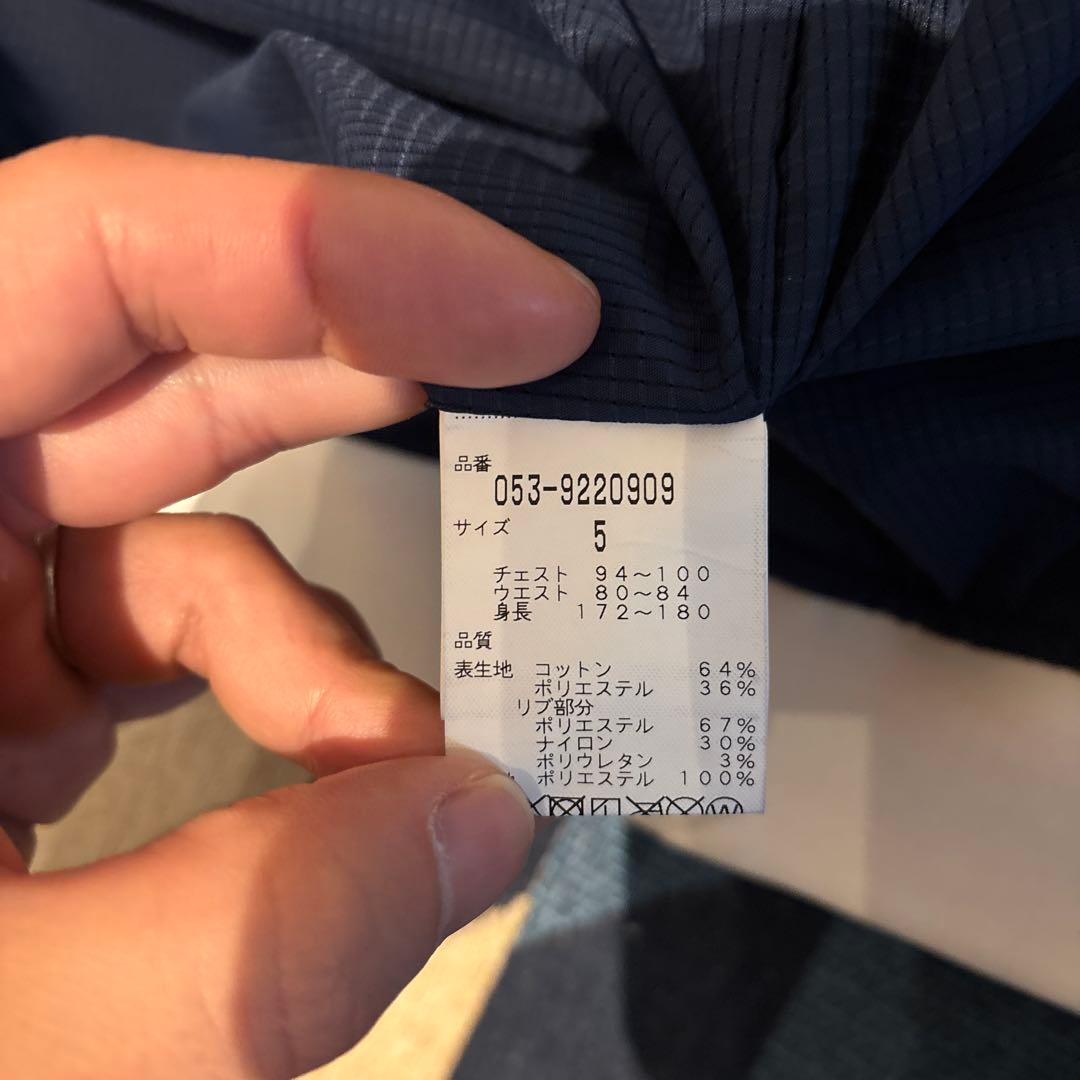 早い者勝ち！引っ越し大特価！パーリーゲイツ　ネイビー&レッド ブルゾン