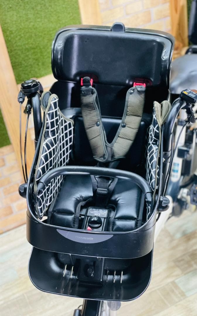 大容量 ホワイト系 人気NO１ パナソニック子供乗せ電動アシスト H2815