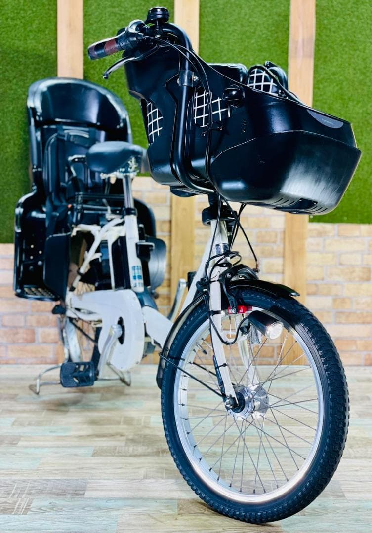 大容量 ホワイト系 人気NO１ パナソニック子供乗せ電動アシスト H2815