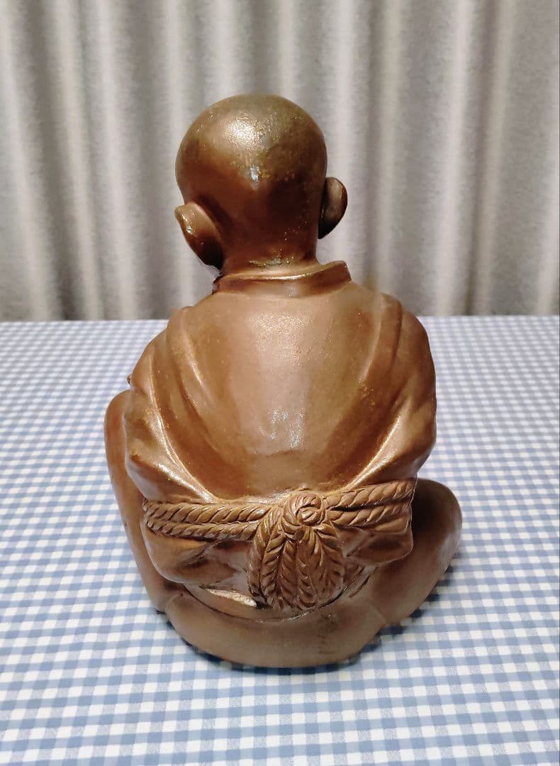 水墨画・雪舟「涙で鼠を描く」日本六古窯・備前焼■岡山県総社市宝福寺■作家物、陶印