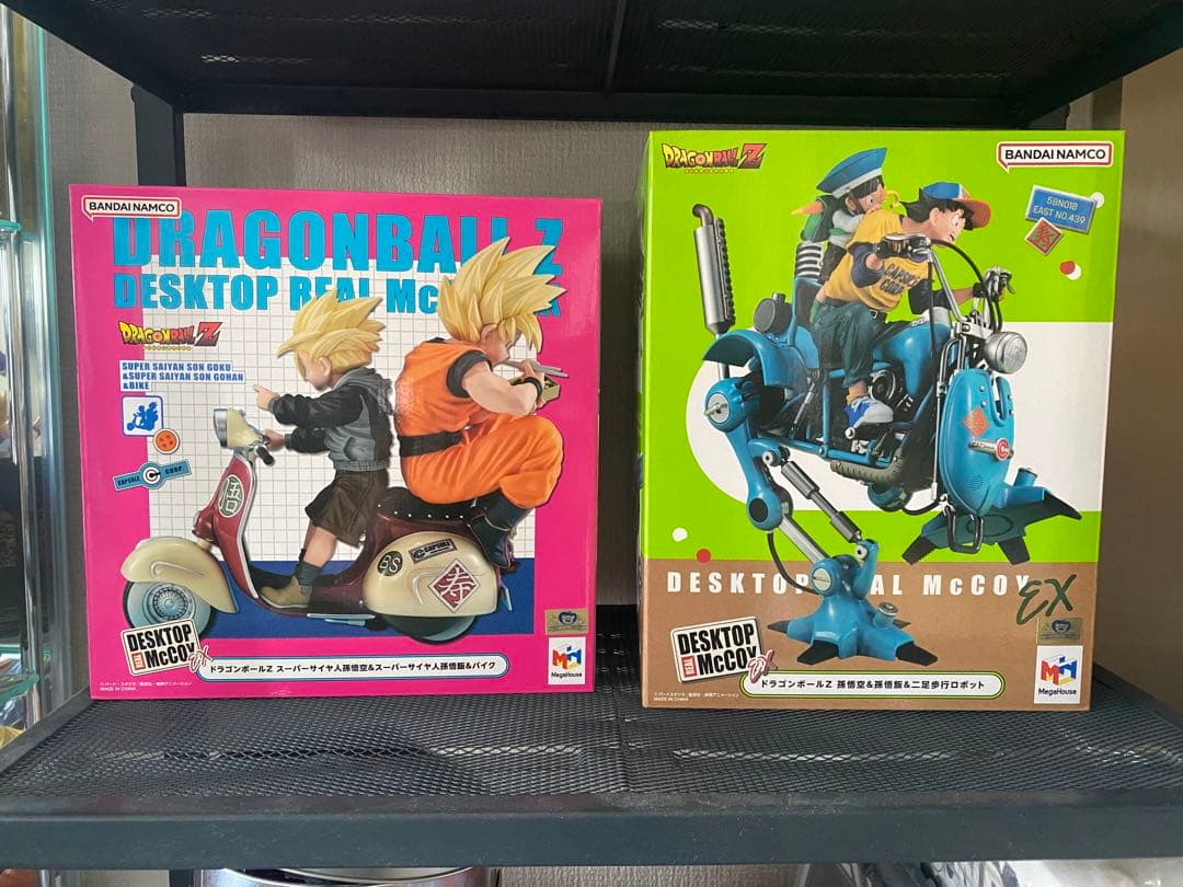 ドラゴンボールZ デスクトップリアルマッコイEX 二足歩行　バイク　セット